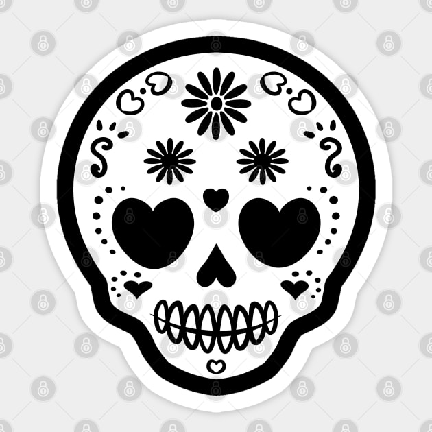 Another Sugar Skull Sticker by Ellador